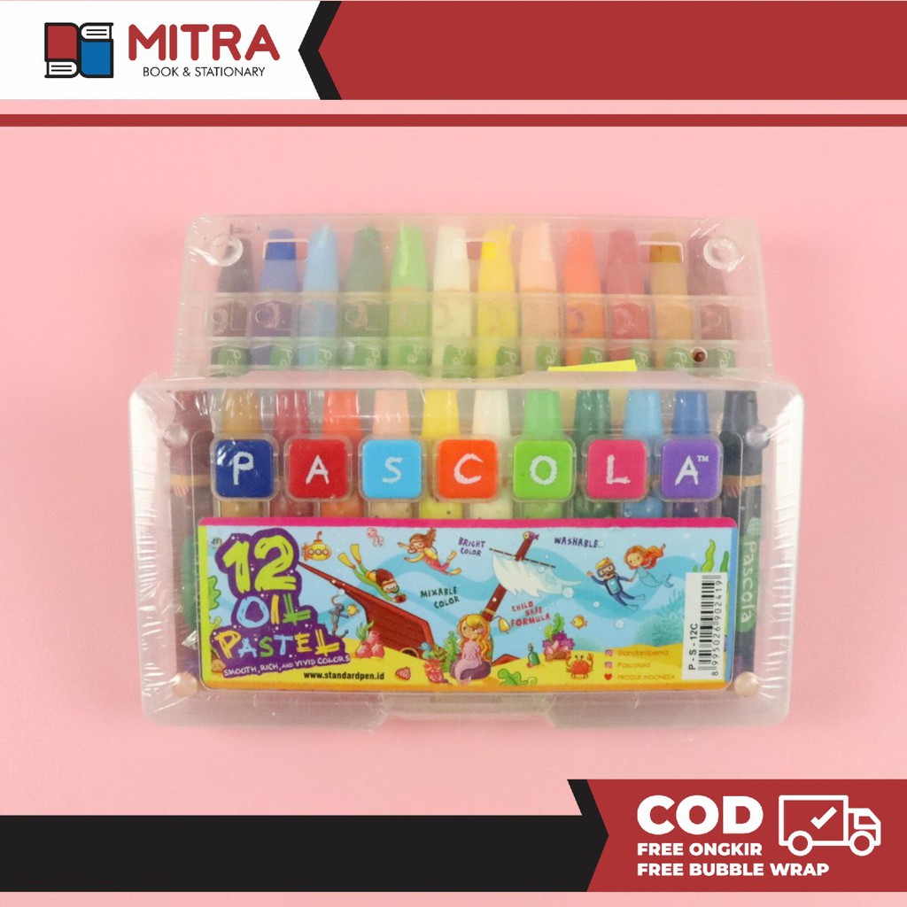 

Crayon Pascola 12 Warna Oil Pastel 12 warna