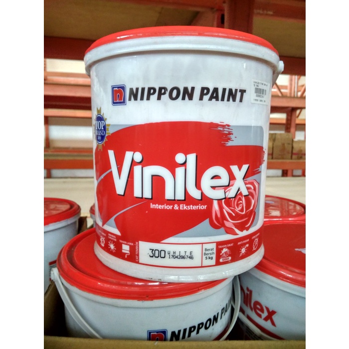 VINILEX 300 White Nippon Paint 5kg Cat Tembok Putih Murah