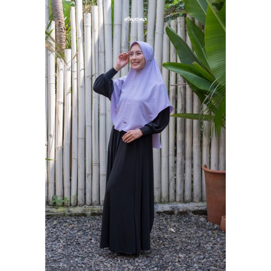 Khimar | Bergo | Kerudung Instan Rayon Hafsah Elhasna (with pet)