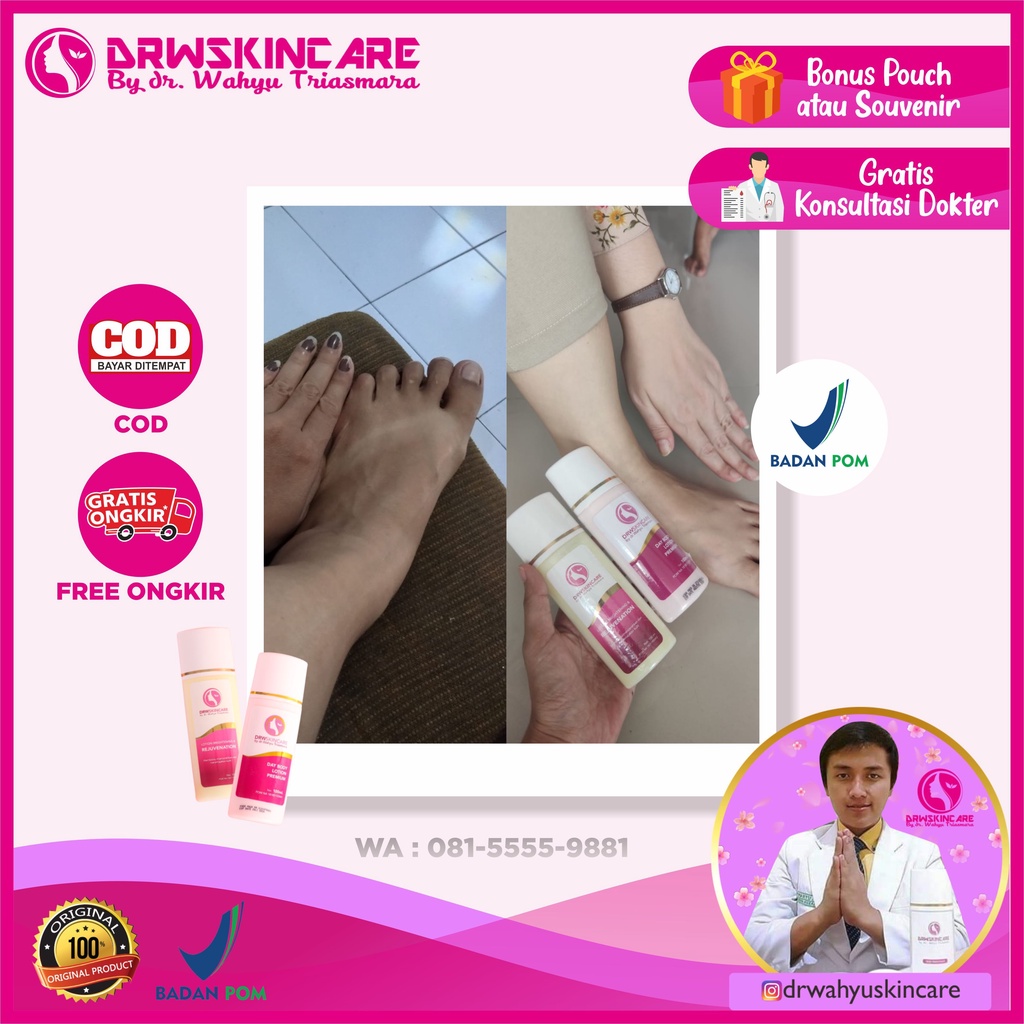 WAJIB BACA PENGGUNAAN  Drw Skincare Original Lotion Malam Rejuvenation Handbody Whitening Drw Skinca