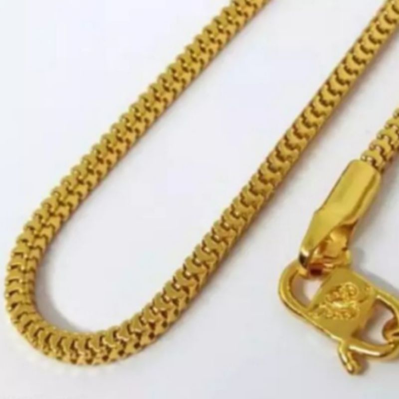 (COD) Kalung Nuri Lapis Emas 24k anti Luntur Terlaris