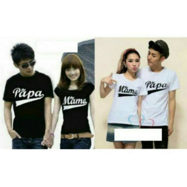 tshirt baju kaos PAPA MAMA