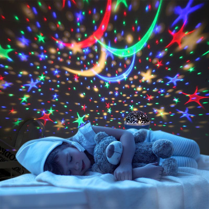 [WS] Lampu Dekorasi LED Proyektor Bulan Bintang/ Lampu DISCO/ lampu tidur bintang / lampu kamar anak anak