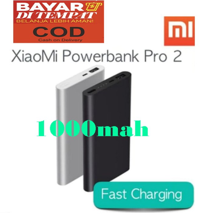 POWERBANK XIAOMI MI PRO 2 10.000 MAH FAST CHARGING ORIGINAL