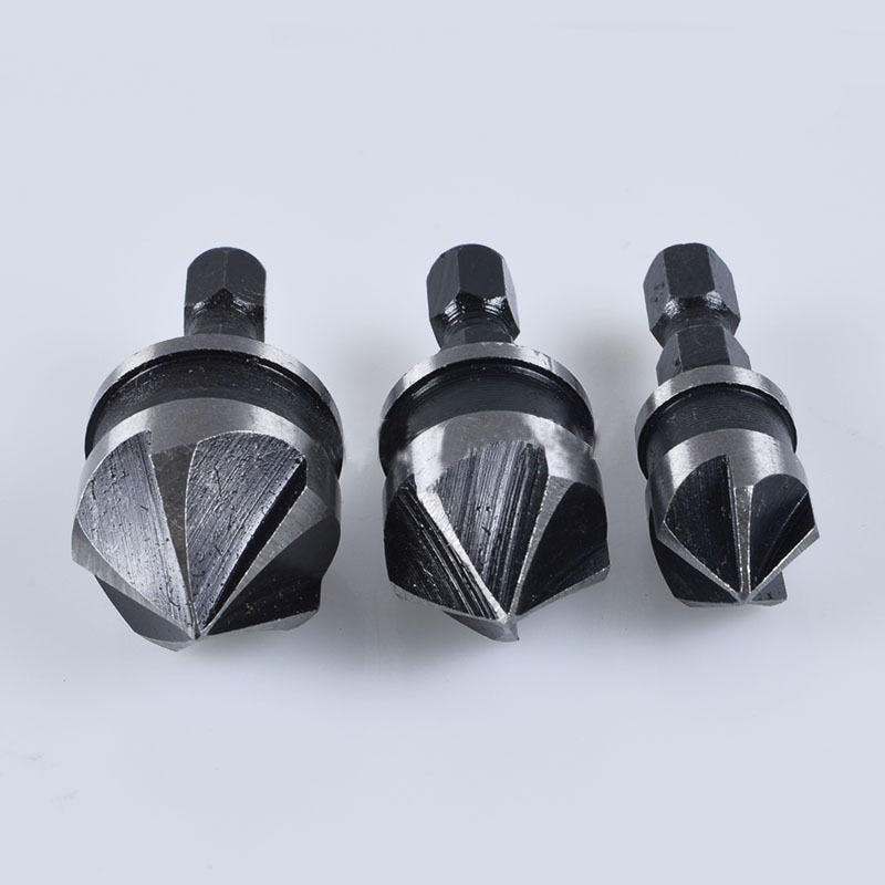 Mata Bor Drill Bit Countersink Carbon Steel 12 16 19mm 3 PCS