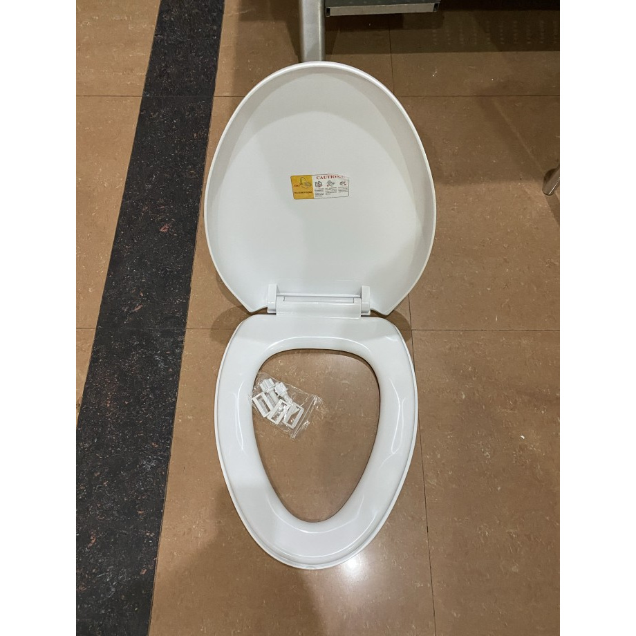 tutup closet duduk soft closing cover toilet seat cover