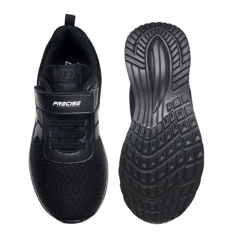 Precise Corrado JT Sepatu Sneakers Sekolah Anak - All Black