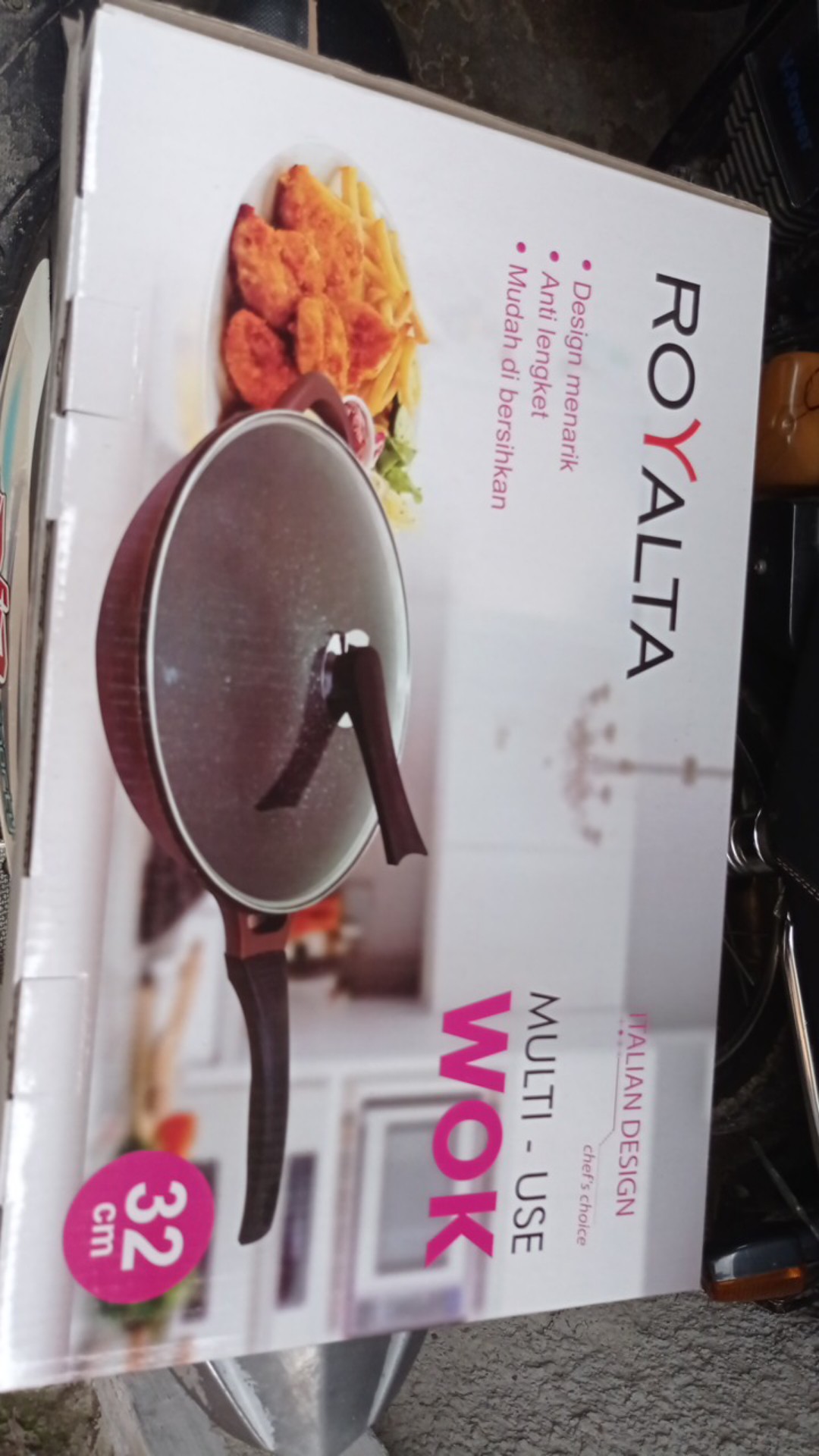 Panci  , Wajan , Kukus   , Steamer ,  Multifungsi  , Wok 32cm