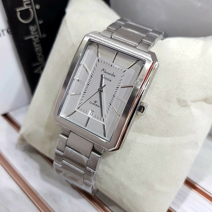 ALEXANDRE CHRISTIE AC 8555 SILVER DIAL WHITE - JAM TANGAN WANITAORIGINAL