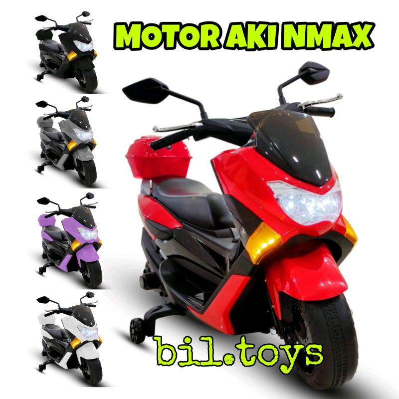 MOTOR AKI ANAK PMB 588 NMAX MAINAN MOTOR AKI PMB 588 MAINAN MOTOR ACCU RAID MURAH RAID M-588 KADO ULTAH ANAK