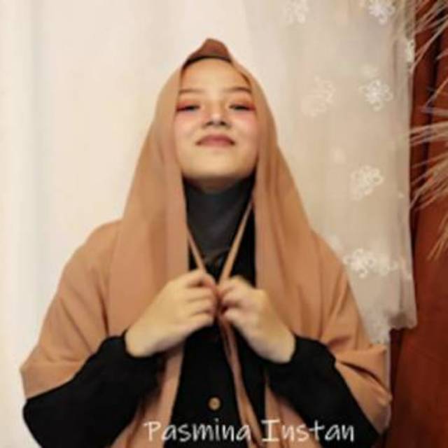 PASHMINA INSTAN TALI BAHAN PREMIUM DIAMOND ORI HELWA  ANSANIA