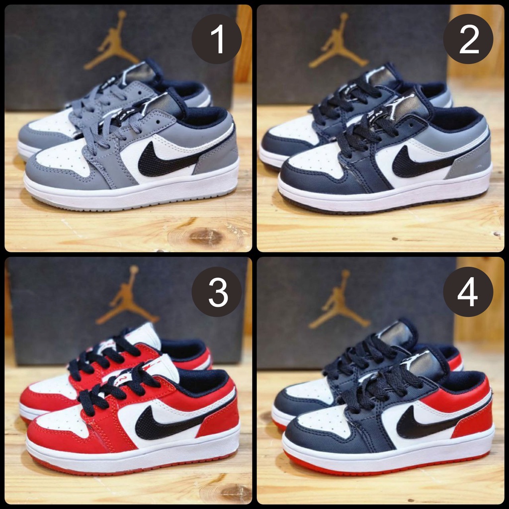 Sepatu Sneakers Anak Nike Air Jordan 1 Low Pendek Grade Original Premium Quality Sepatu Jordan Bayi 