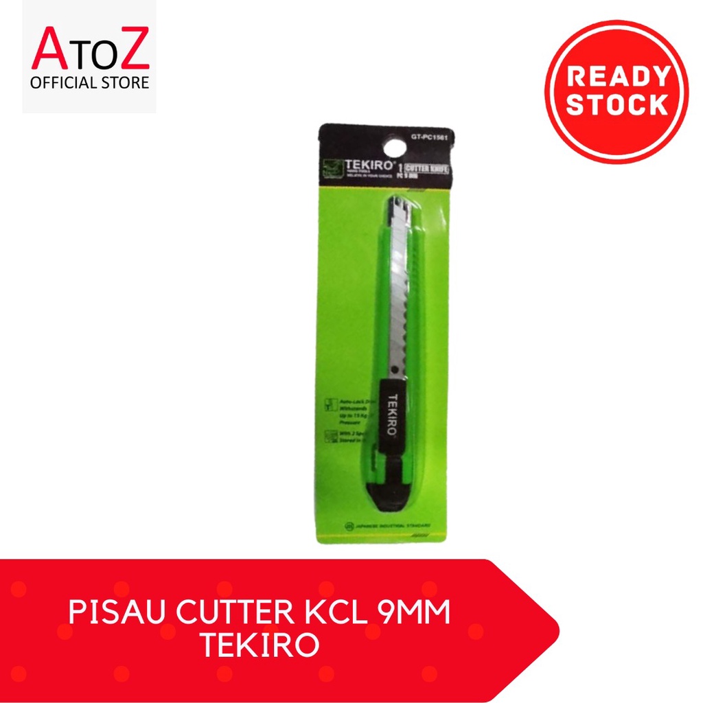 

PISAU CUTTER KCL 9MM TEKIRO GT-PC1561