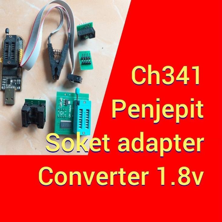 Langsung Beliii.. Programmer Bios Flash CH341A ch341 sop8