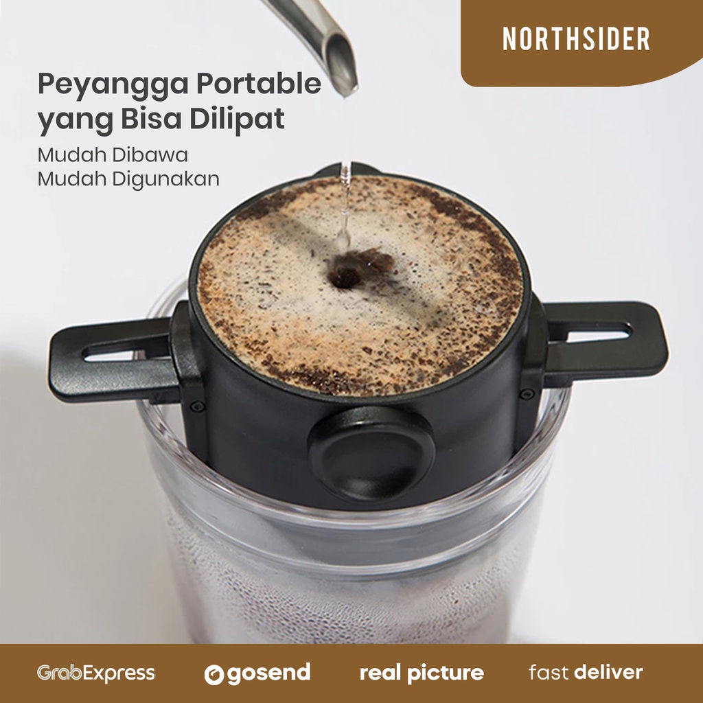 PORTABLE V60 COFFEE DRIPPER KOPI FILTER MANUAL BREW TRAVEL