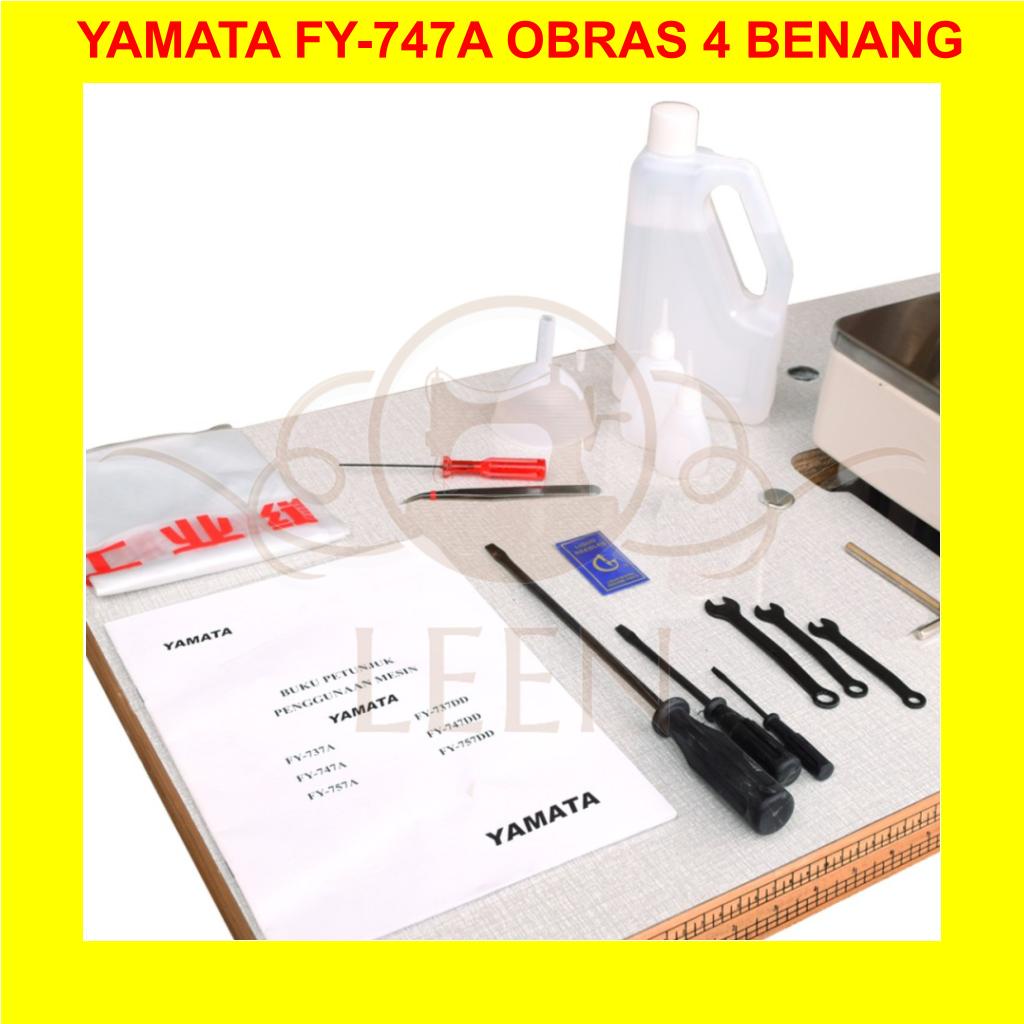 Mesin Obras YAMATA FY747A FY747 747 Benang 4 Industri Garmen Kaos LEEN