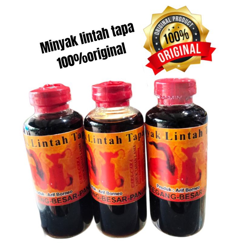 minyak lintah tapa minyak oleh pembesar penis pria panjang tahan lama isi 50ml