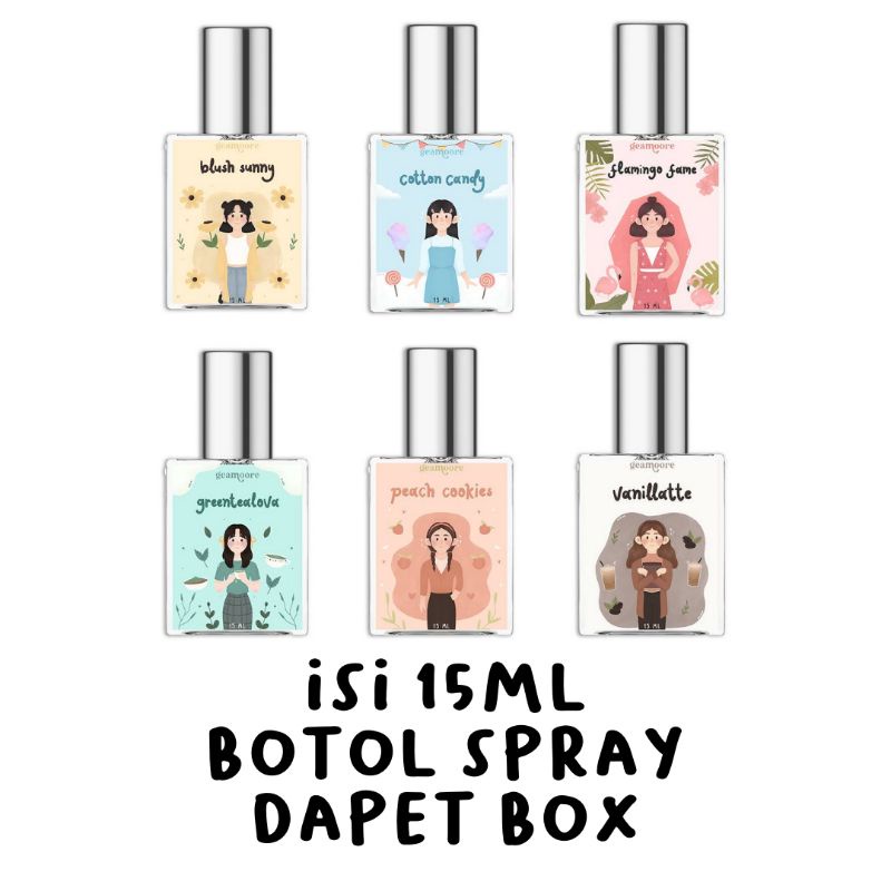 PARFUM GEAMOORE 30ML 15ML BOTOL SPRAY FARFUM THAILAND BACCARAT ROUGE PARFUM ADDICTED SERIES GEAMOORE BODY MIST PARFUM BACCARAT VANILLA BACARAT TAHAN LAMA INSPIRED PARFUM GEAMORE 30ML WANITA CEWEK WANITA BAYI MINYAK WANGI ANAK PEREMPUAN MURAH