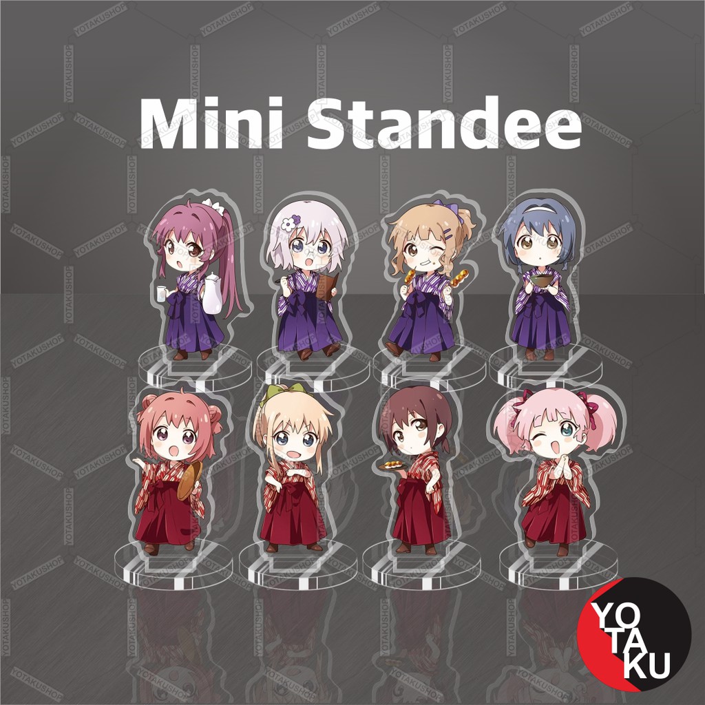 Mini Standee Figure Anime Akrilik Yuru Yuri MST99 Seri 1 YOTAKUSHOP