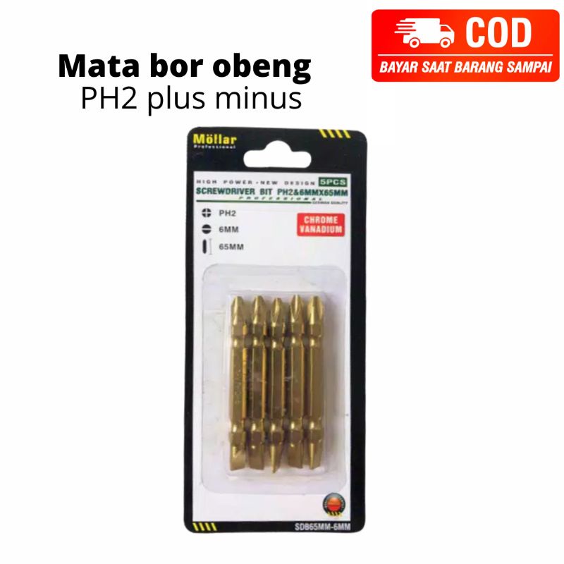 mata bor obeng magnetic PH 2 plus minus