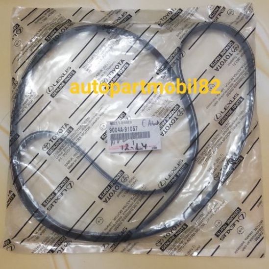 V Belt Tali Kipas Toyota Avanza Xenia 1300cc Tahun 2012-2014 Original