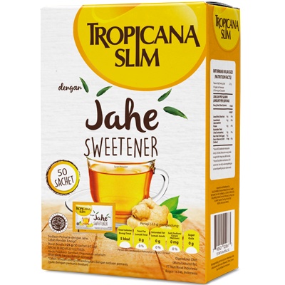 

TROP SLIM JAHE SWEETENER 50X2.5GR