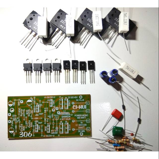 Power Amplifier 600Watt Mono DIY Kit 306