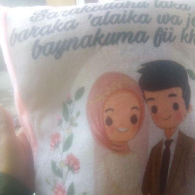 Bantal Foto 50x35 Bahan Velboa Free Edit