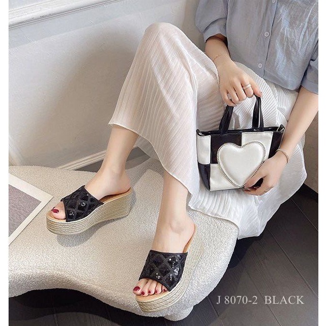 SANDAL WANITA WEDGES FASHION SEAN 8070-2