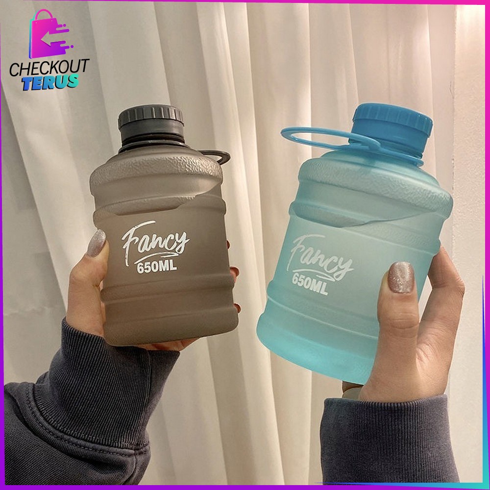 CT C307 Botol Minum Bentuk Galon 650ml Galon Mini Anak Botol Air Minum Plastik Unik BPA FREE Kids Water Bottle Botol Minum Anak