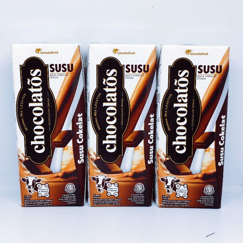 

Chocolatos Drink RTD - Netto 190 ml [Anda Belanja Anda Beramal]