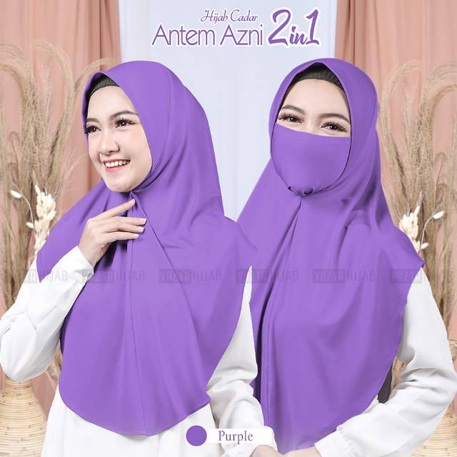 Hijab Cadar Antem Azni 2in1