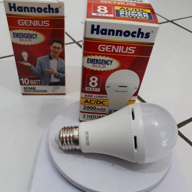 Lampu led emergency  hannoch