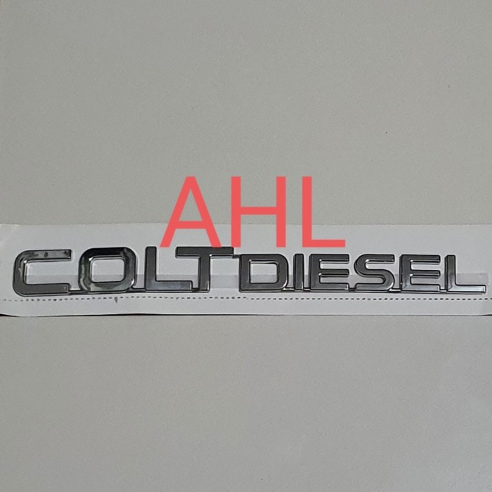 Emblem Mitsubishi Colt diesel / Logo Colt Diesel Canter Chrome