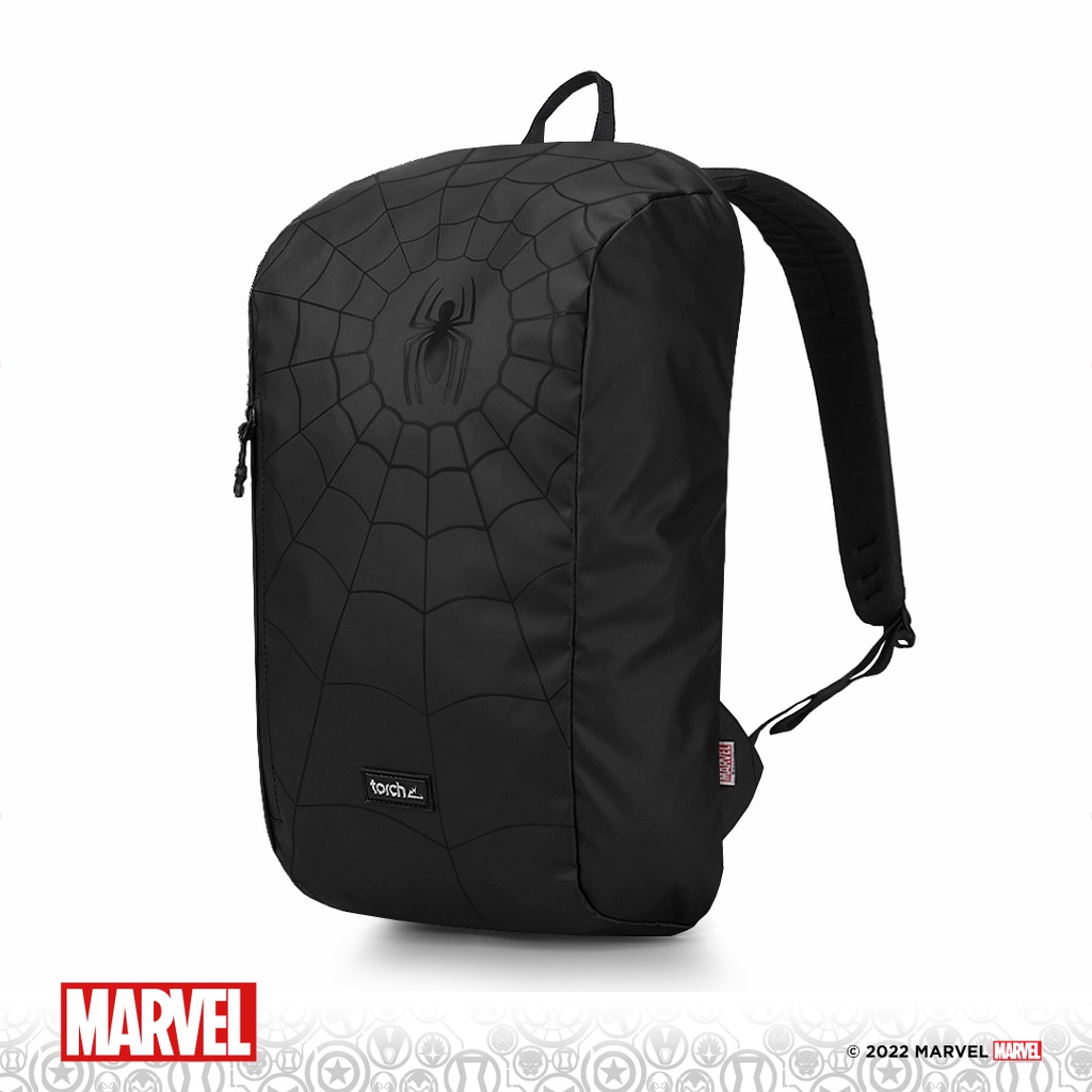 TORCH Depok Spider-Man 2 Spider Web Black Backpack Kazo 19 Liter Black