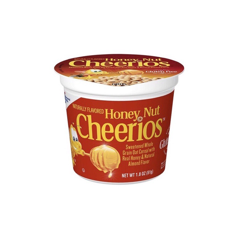 

Cheerios Honey Nut Cereal Cup - sereal impor cheerios general mills