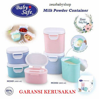 BABY SAFE MILK COMPARTMENT TEMPAT SUSU BUBUK FORMULA SMALL &amp; LARGE BEST SELLER