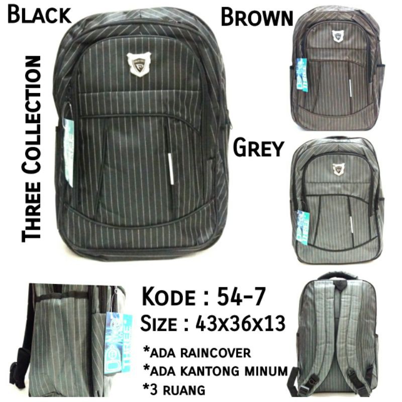 TAS RANSEL SEKOLAH UNISEX BY THREE COLLECTION TERBARU MURAH