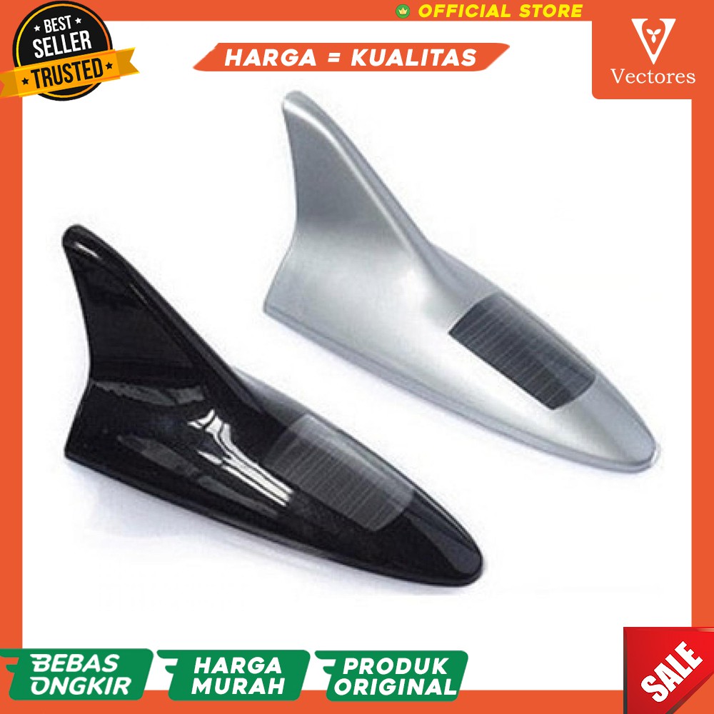 Shark Fin Antena Mobil Dengan Lampu LED ORIGINAL