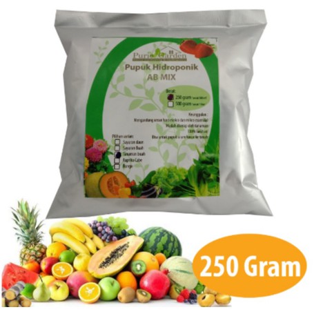 Pupuk Hidroponik AB Mix 250 gram Tanaman Buah