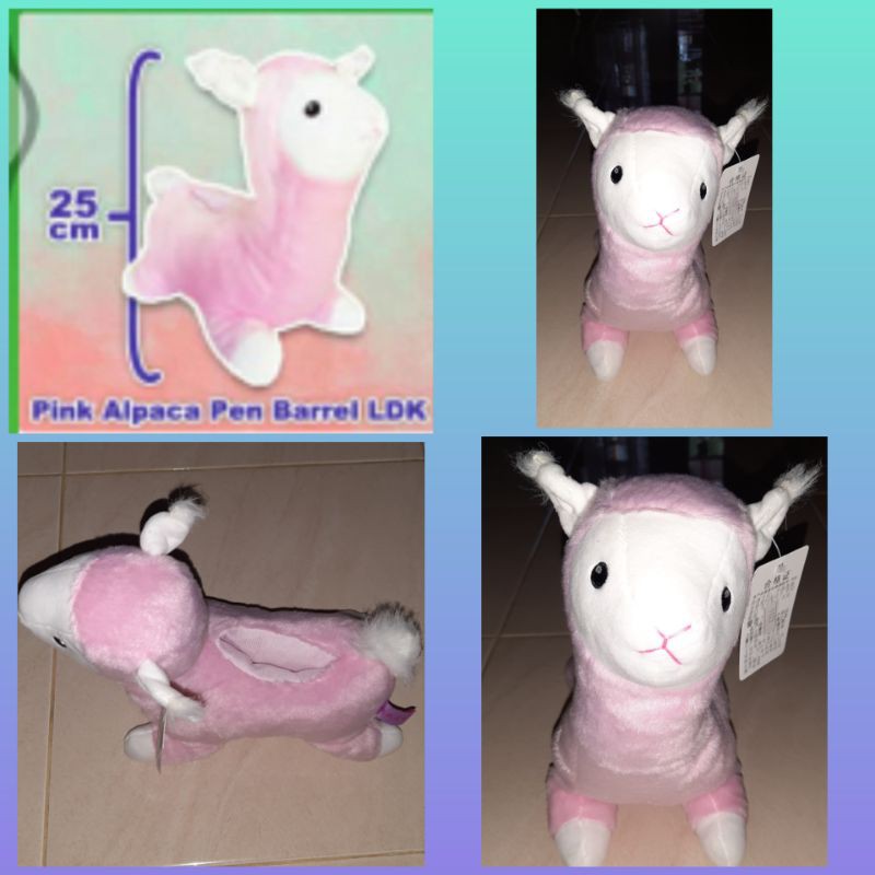 

pink alpaca pen barrel