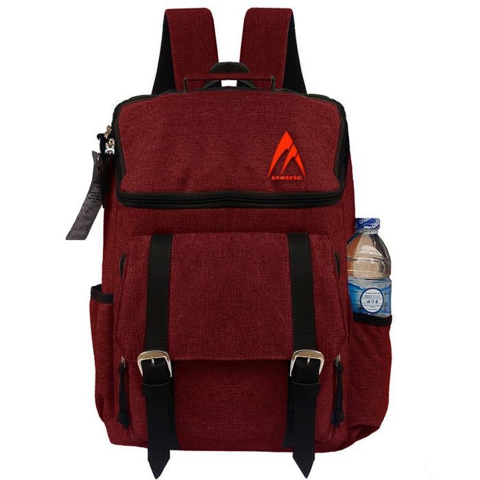 Tas Korea MG05 Tas Ransel Korea Tas Pria/Wanita Tas Backpack - Red
