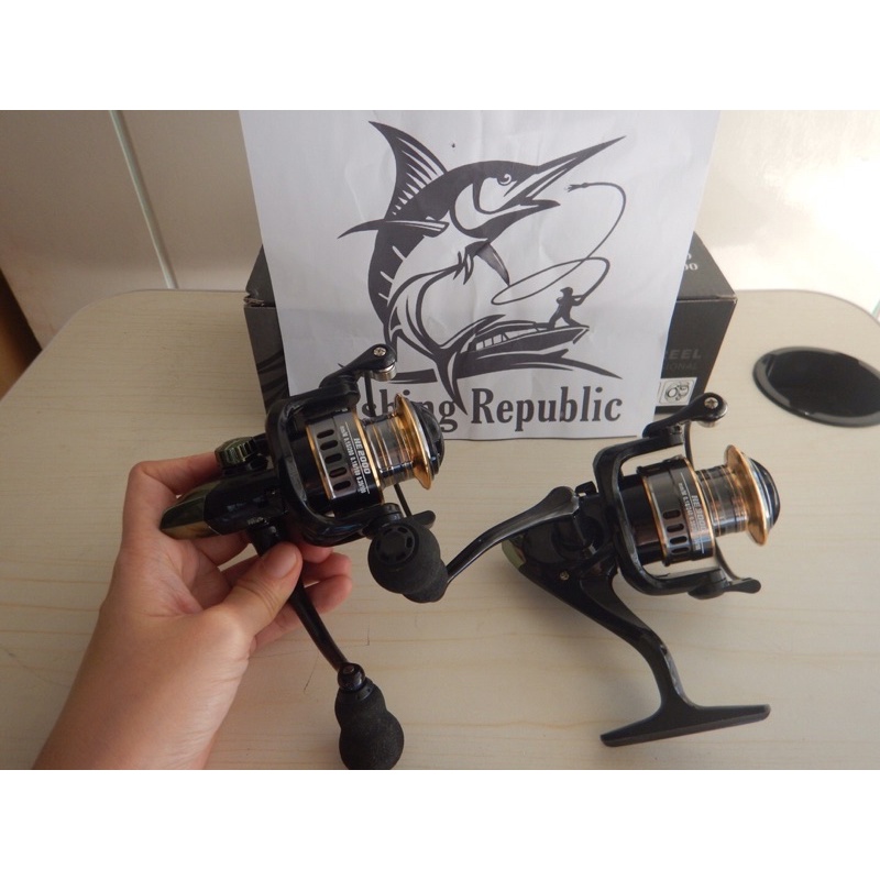 SALE New Fishing Reel HE 2000-3000 Max Drag 10kg Reel Fishing 5.2:1 High Speed Metal Spool