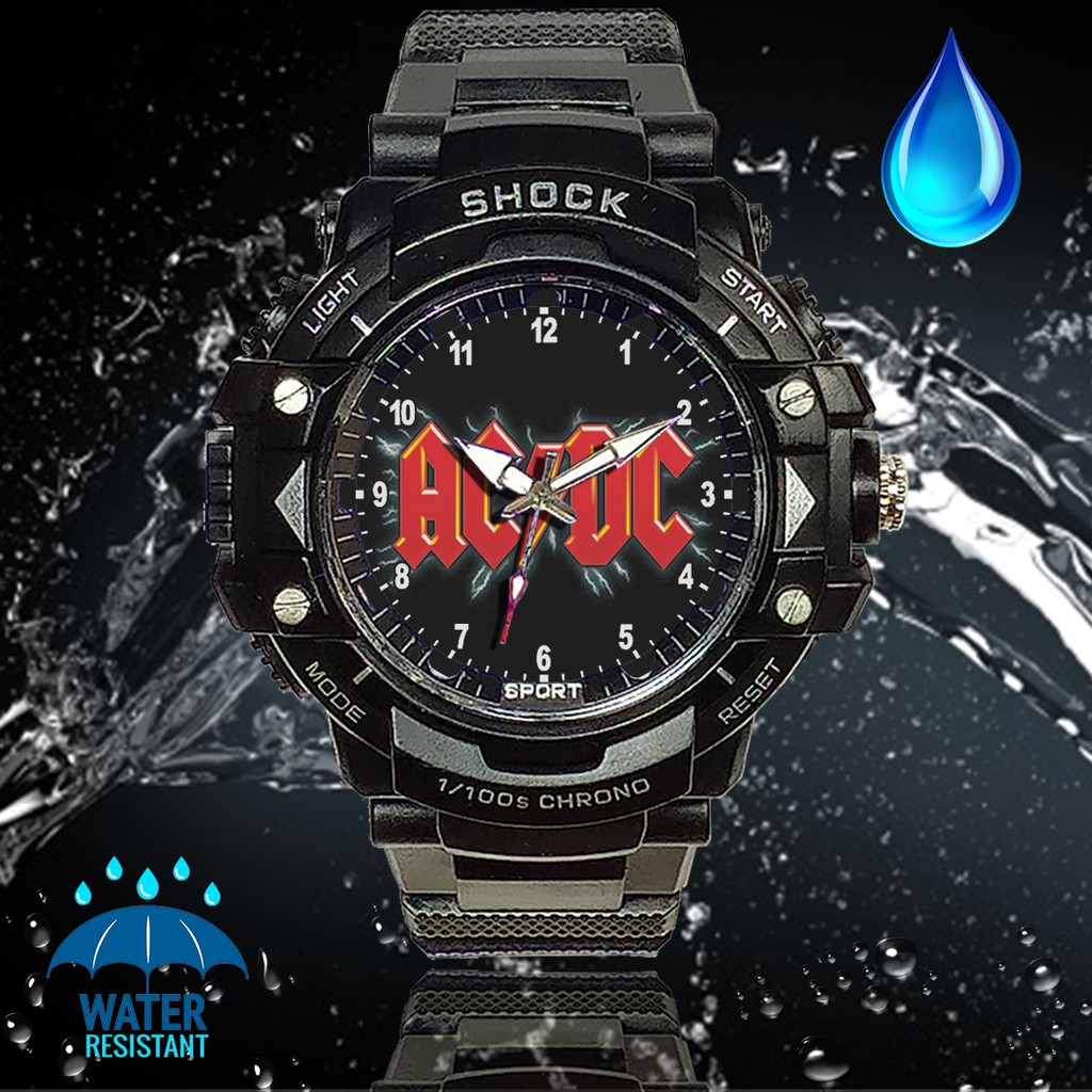 (JOS GANDOS BOS) Jam Tangan  ACDC - 5 (Exclusive)