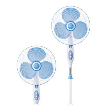 Miyako KAS-1618KB Kipas Angin Berdiri & Duduk Lantai 16 inch Desk Stand Fan - Duo - 2in1 - 2 Fungsi