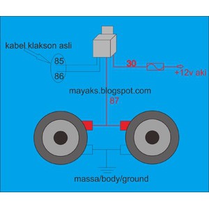 Klakson Keong Denso Waterproof Sepasang Universal Motor Mobil 12volt