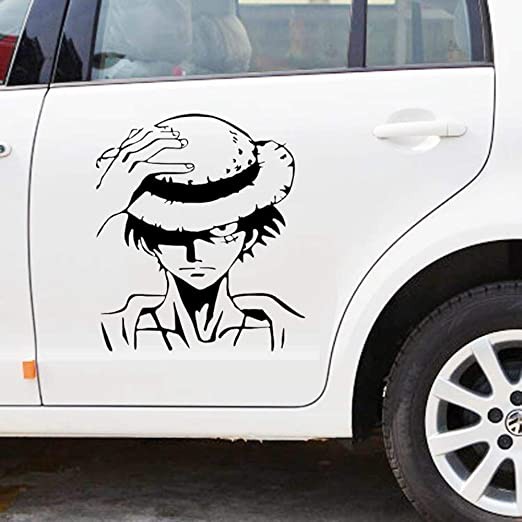 Stiker Mobil ONE PIECE LUFY Kap Mobil Bodi Mobil Avanza Inova Honda Jazz Sedan Jeep Taft