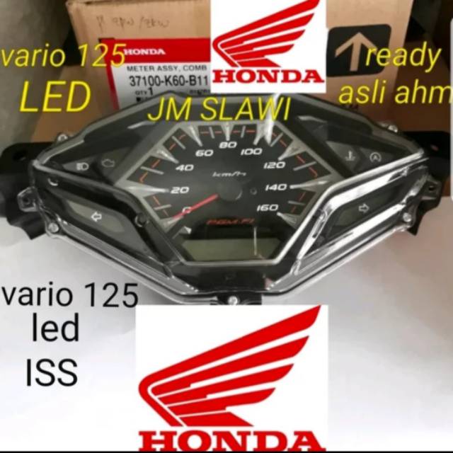 Speedometer assy spido meter assy vario 125 led asli AHM