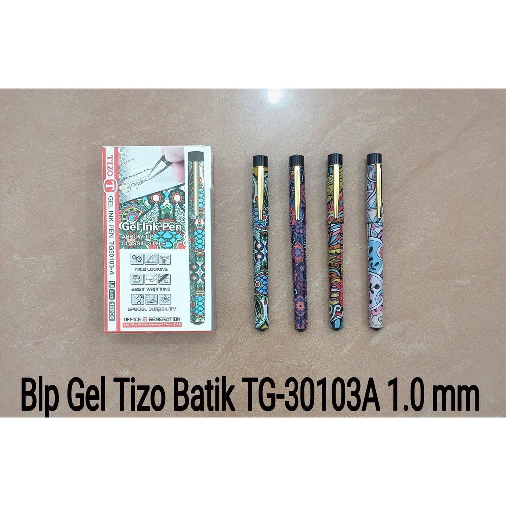 

Ballpoint Pulpen Gel Tizo Batik Pen TG-30103