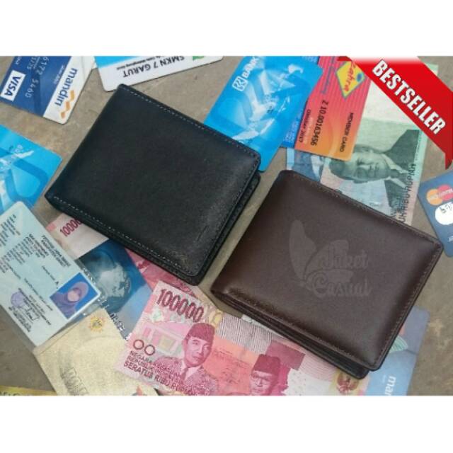 DOMPET KULIT ASLI / DOMPET KULIT DOMBA / DOMPET PRIA